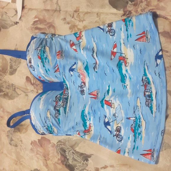 Crown & Ivy Tankini swimsuit top - Picture 3 of 5